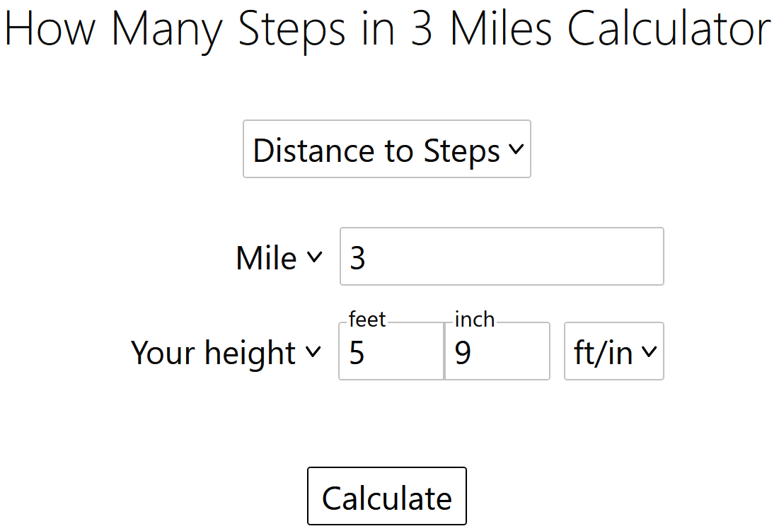 How Many Steps in 3 Miles